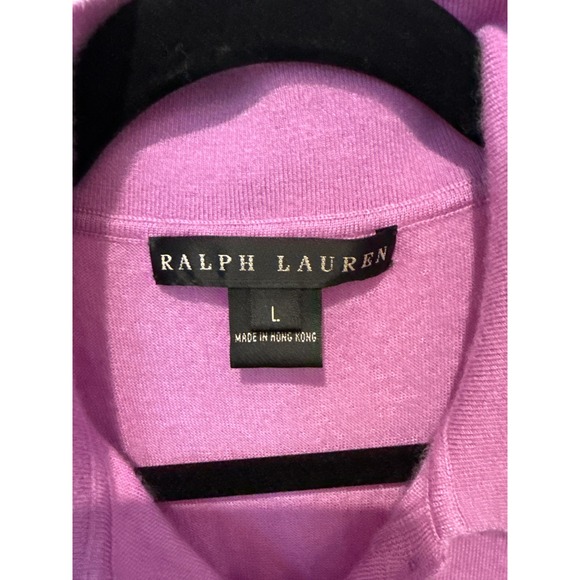 Ralph Lauren Sleeveless V-Neck Polo Sweater in Lavender Purple - Picture 2 of 4